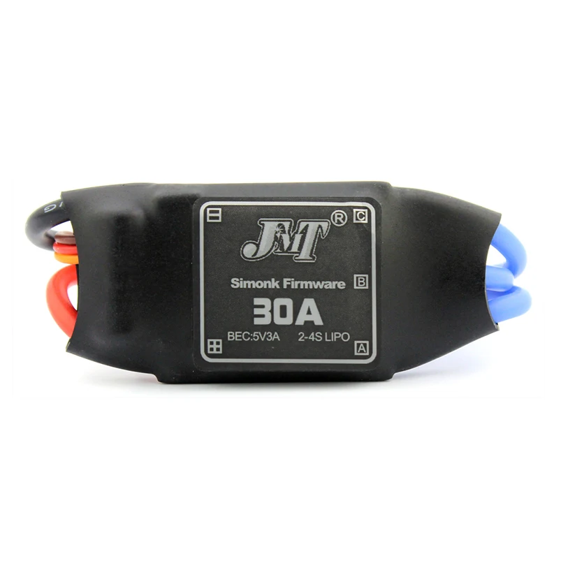 JMT 30A Бесщеточный Регулятор скорости ESC для DIY FPV RC Квадрокоптер гексакоптер