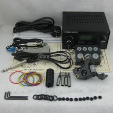 Одна татуировка машина ЖК двойной Мощность иглы Советы начинающих комплект поставки TKS107