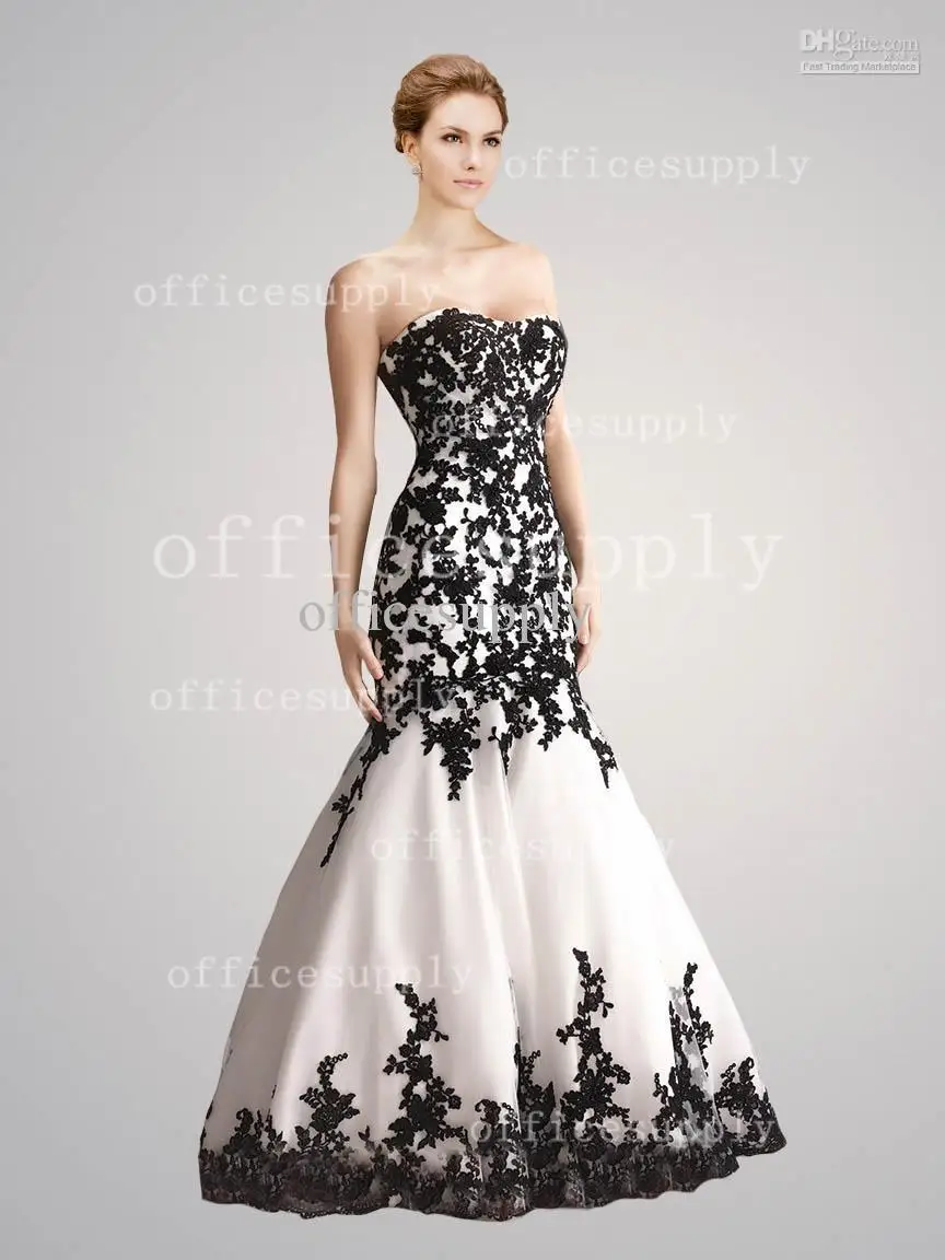 black long fancy dresses