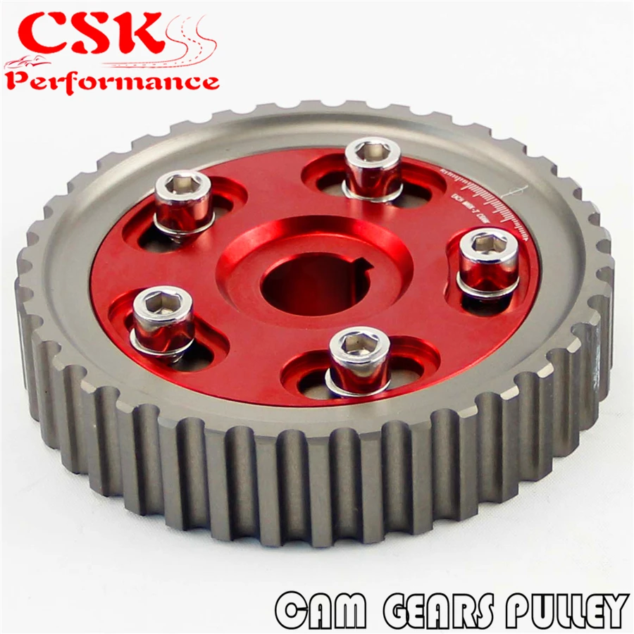 88-91 92-95 Civic CRX SOHC D15 D16 Cam Gears Gear RED