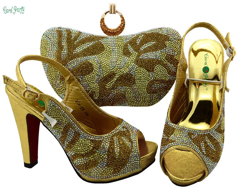 BCH-29 Gold Size 38-42 Heel 12cm 1.1kg RMB215