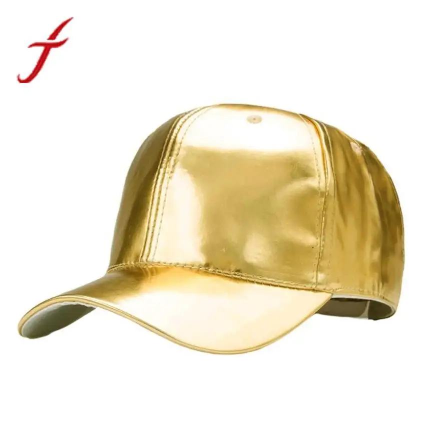 Buy FEITONG Fashion Gold Baseball Cap Women Men