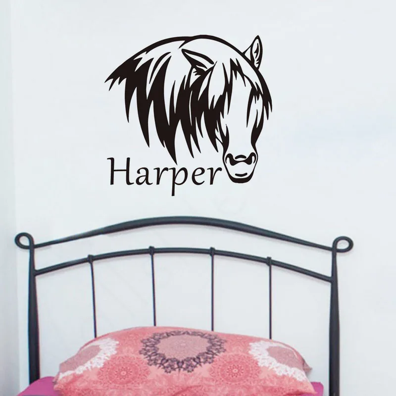 Customized Wall Art aliexpress : buy horse head decals wall art sticker customized Customized Wall Art aliexpress : buy horse head decals wall art sticker customized