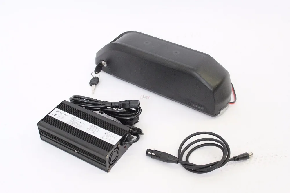 

ConhisMotor 48V 12.8AH/16AH 18650 Cell Ebike Down Tube Polly Frame Case Li-ion Battery with BMS and 2A or 5A Charger for Bicycle