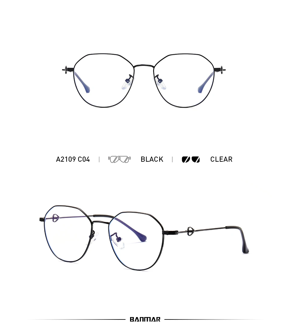 BANMAR винтажные анти-голубые лучевые очки оправа женские очки для чтения голубые легкие очки компьютерные прозрачные оптические очки
