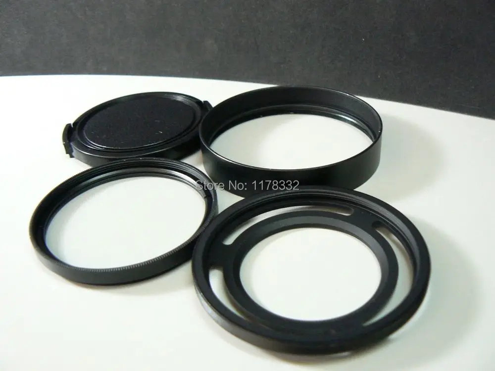 

52mm Lens Adapter Ring/Cap/Hood/UV Filter For Fujifilm Fuji X10 X20 X30