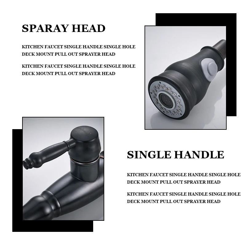 single handle kitchen faucet