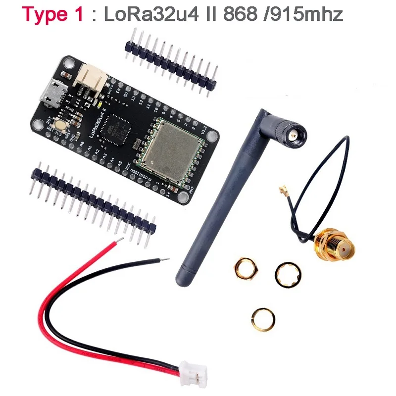 LoRa32u4 II Lora модуль IOT макетная плата LiPo Atmega328 SX1276 HPD13 868 МГц 915 МГц/DHT22 датчик температуры и влажности - Цвет: LoRa32u4 II