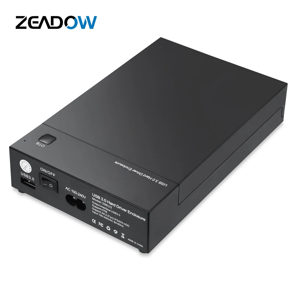 Дешево Внешний инструмент Бесплатная жесткий диск USB 3,0 для SATA док станция для 2,5 3,5 дюймов HDD SSD Поддержка UASP автоматический сон