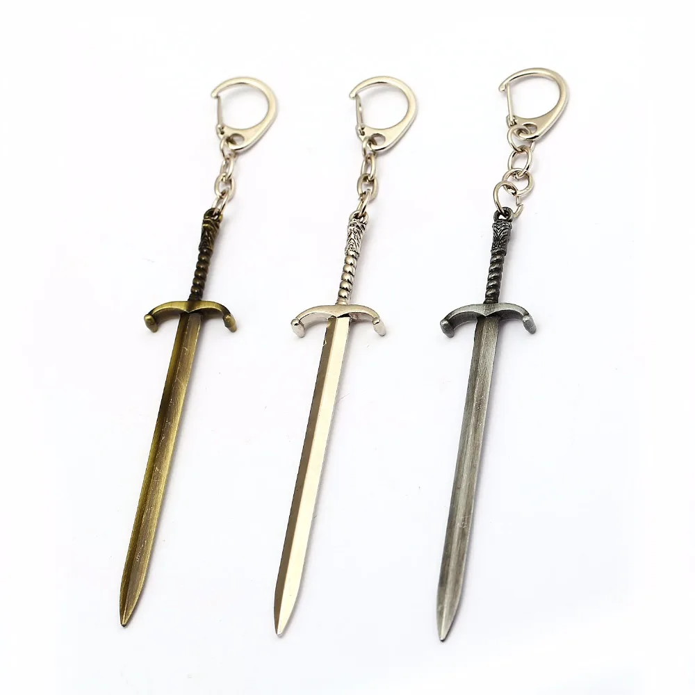 

HSIC Game of Throne Keychain A Song of Ice and Fire Pendant Key Ring Jon Snow Zinc Alloy Key Chain Car Chaveiro For Men HC12570