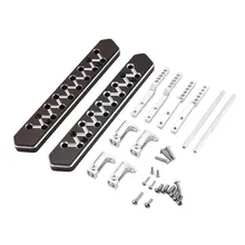 2PCS Metal Side Pedal Plate Set for 1/10 RC Crawler Traxxas TRX4 Axial SCX10 90046 RC4WD D90 RC Car Parts Accessory