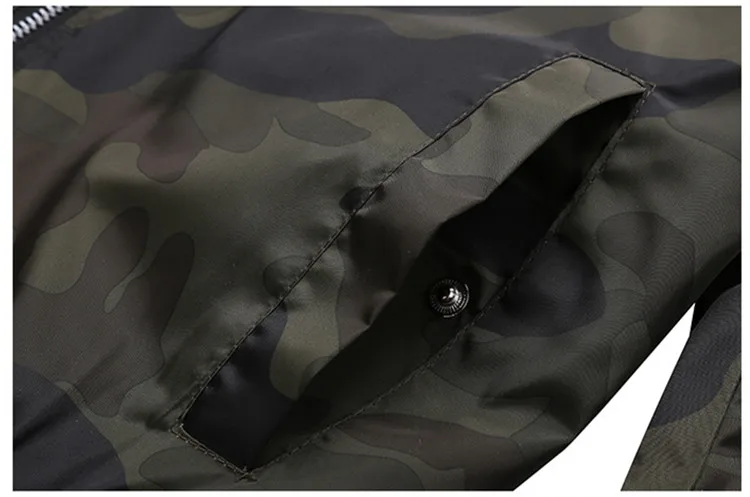 Новый Повседневное камуфляжные куртки Для мужчин военные свободные мужской Курточка бомбер пальто плюс Размеры M-7XL Верхняя одежда Топы