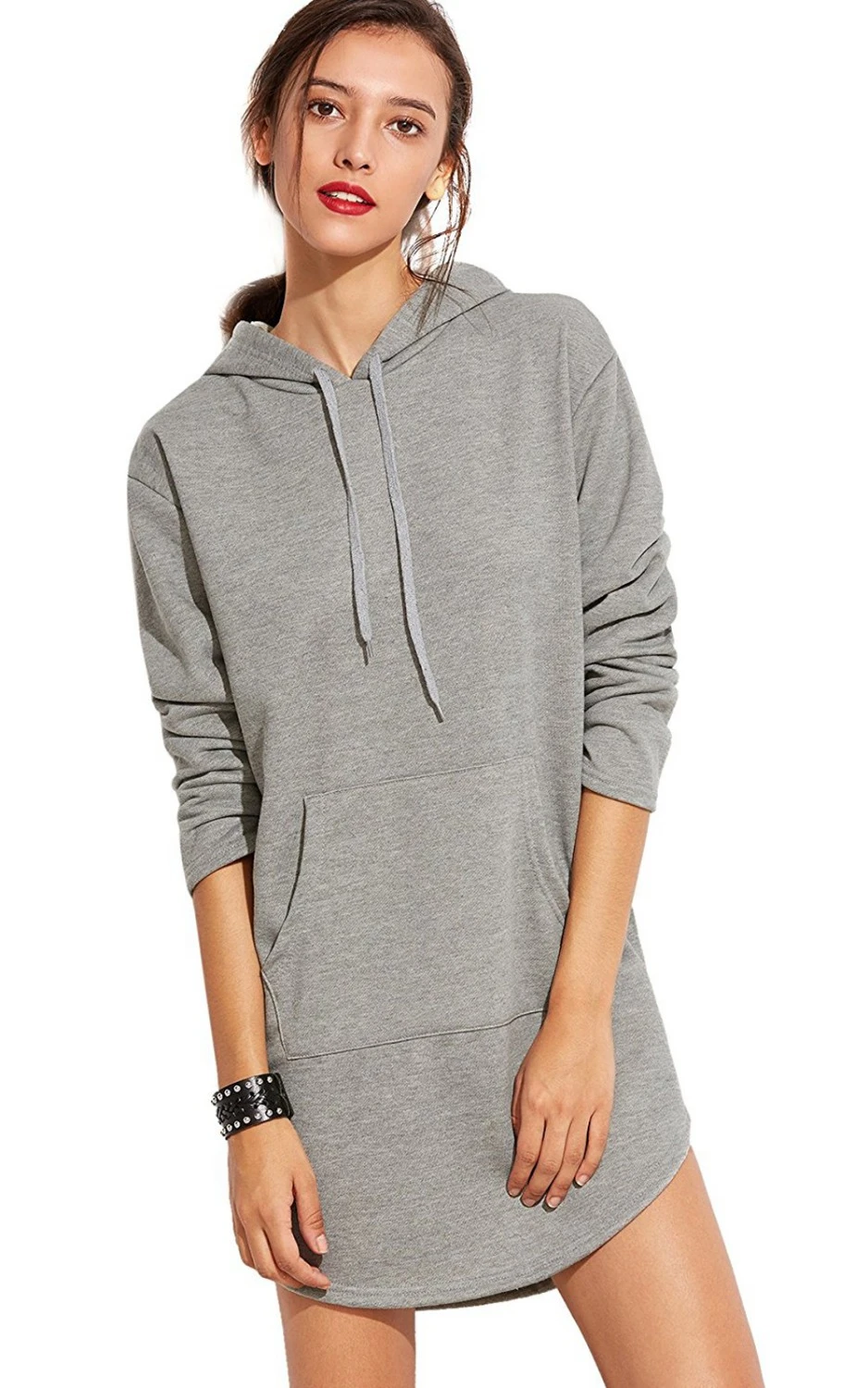 womens sweatshirt dress with pockets