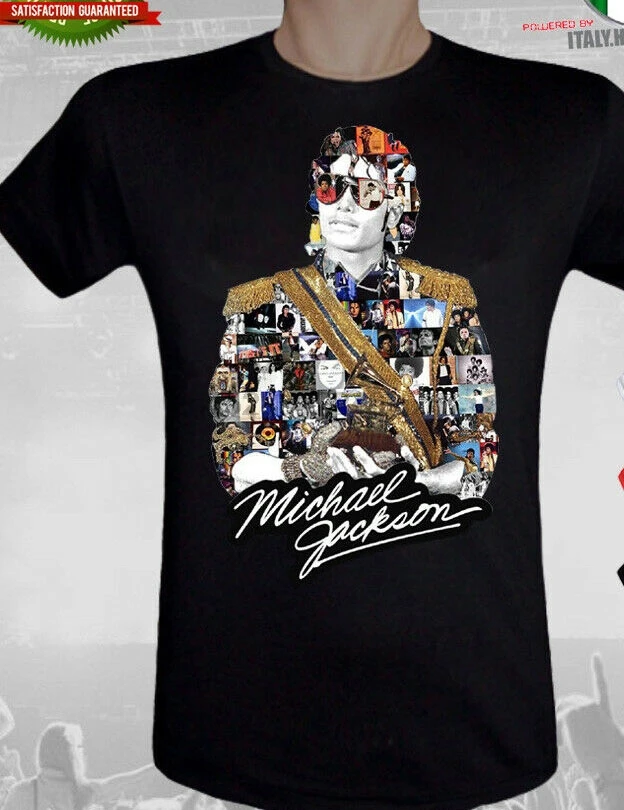 

T-Shirt Michael Jackson Tribute King of Pop Music Bad Mj New Unisex Funny Tops Tee Basic Models Best T Shirts for Men