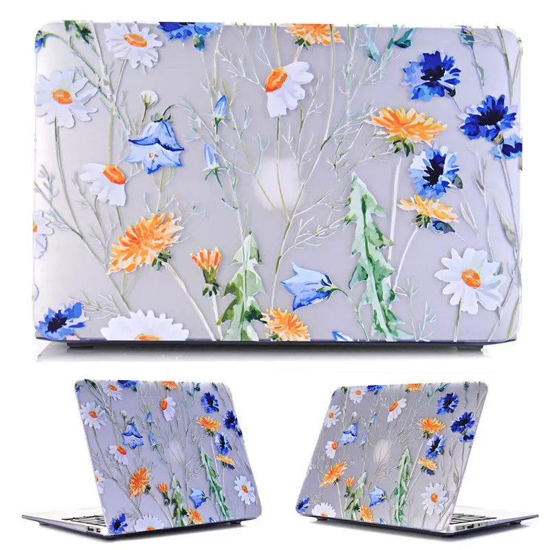 

Flora Laptop Case For Apple Macbook Air Pro Retina 11 12 13 15 Hard Protective Case Cover for Mac book Pro 13 15 with Touch Bar