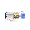 N20 DC 3/6/12V Micro Speed Gear Motor 15-300RPM Reduction Gear Motor Electric Metal Gear Reducer Motor with Gear Wheel ► Photo 2/2