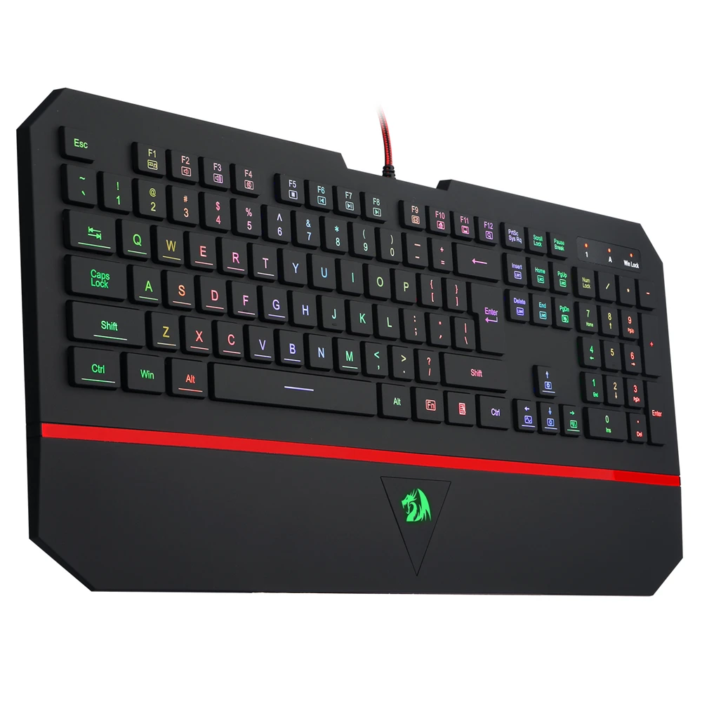 Игровая клавиатура K502 Redragon Kaeyboard RGB светодиодная подсветка с 104 клавишами