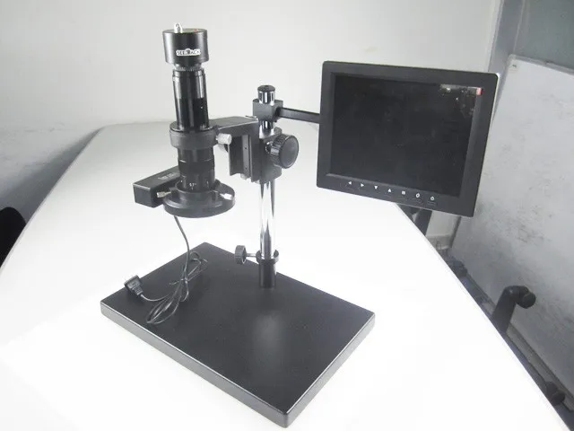 

30-180X KE208-A Electron Zoom Microscope KE-208A CCD camera system with VGA Interface free tax to russia