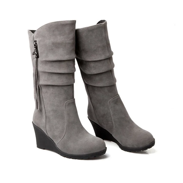 Полусапожки Женские На Танкетке Купить