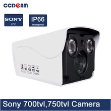 CCDCAM дешевая тонкая cctv камера sony ccd 700/750 tvl Водонепроницаемая аналоговая ИК Пуля камера Китай