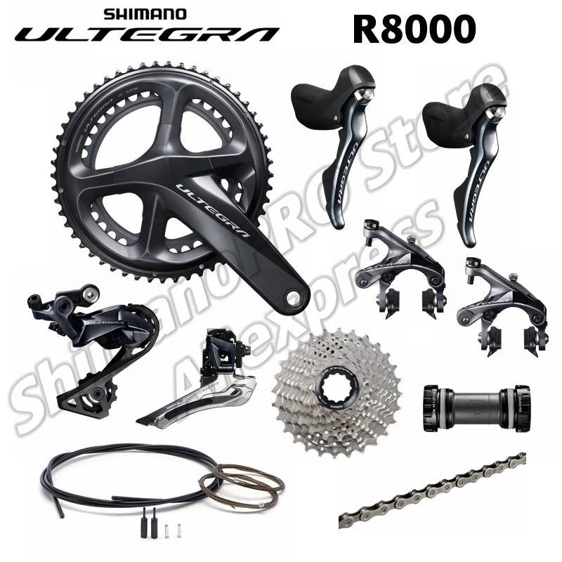 Without BB Shimano Ultegra FC-6600-A 53//39T 175mm 2x10 Speed Crankset