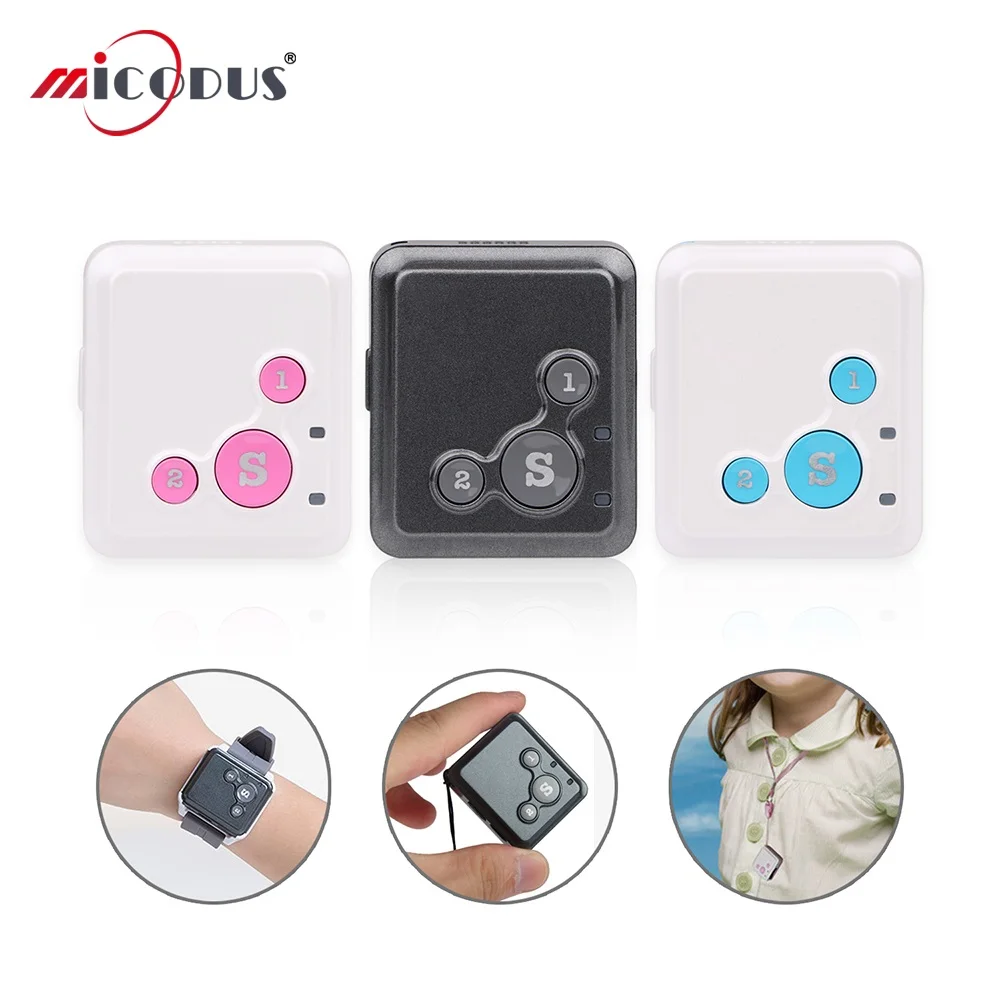 Mini GPS Tracker Children Free Web APP Two Way Talk SOS Alarm Geo fence Elderly Locator