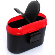 Модная Автомобильная урна для автомобиля пепельница Многофункциональный отсек креативная коробка для хранения может черный серый желтый синий красный высокого качества