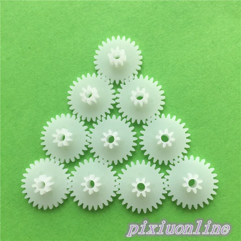 

10pcs K057Y 26082B Plastic Double-Deck Reduction Gear DIY Toys Robot Parts High Quality On Sale