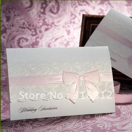Unique Embossed Sweet Wedding Invitation Card Gifts And Unique Embossed Sweet Wedding Invitation Card Gifts And Favor Free Wording Printing