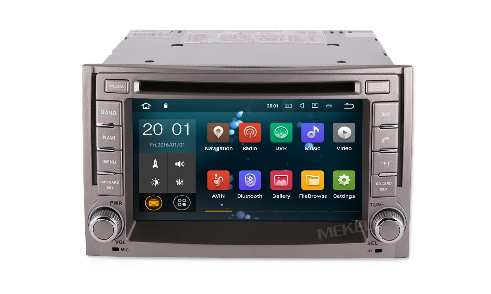 Perfect Free shipping! RK3188 pure android 7.1 Car multimedia Player Navigation GPS DVD for Hyundai H1 2007-2012 support wifi bluetooth 14