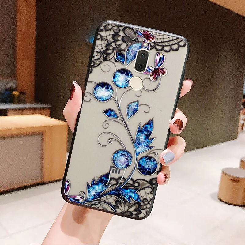 baolan YueTuo coque, чехол, чехол, для huawei mate 10 Lite mate 10 Pro 10 Lite Nova 2i, роскошный красивый 3d чехол для телефона из жесткого пк с цветами, чехол s - Цвет: baolan