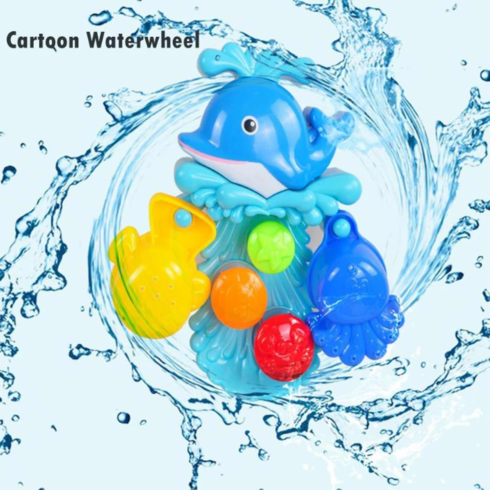 Детская игрушка для ванны пузырь игрушка Дельфин распылитель воды пузырь воздуходувка машина детская игрушка в ванную игрушки для плавания подарок