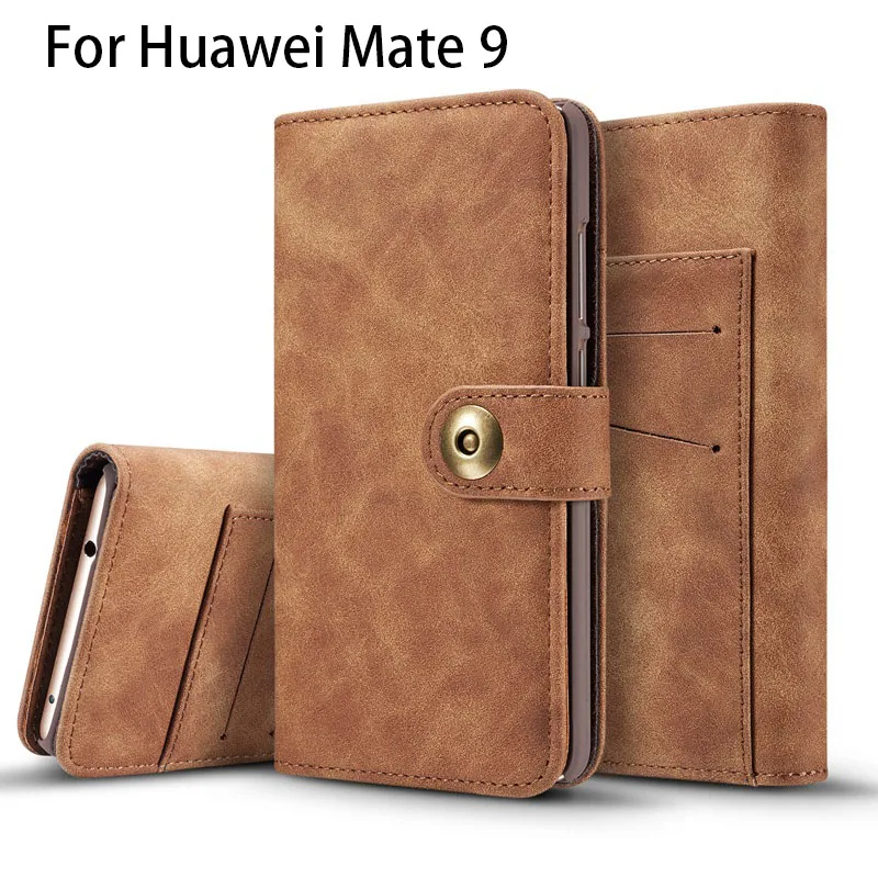 Case Cover With Magnetic Detachable For Huawei Mate 9 Wallet Flip Case Card Holder Fundas For Huawei Ascend Mate 9 Hoesje Luxury