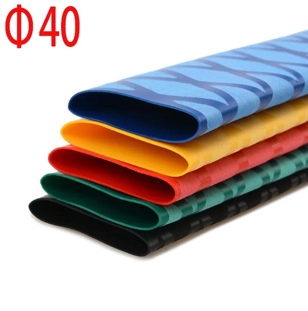 diameter 40mm heat shrink tube for fishing rod Pattern anti-slip Multicolor 1meter