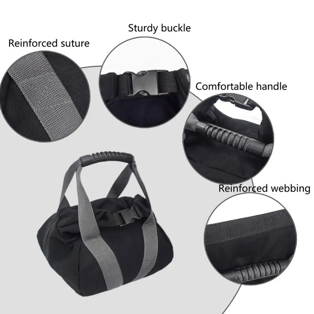 Adjustable Kettlebell Sandbag Portable Sand Kettlebell Soft Weightlifting Dumbbell For Gym Fitness Body Building Weightlifting
