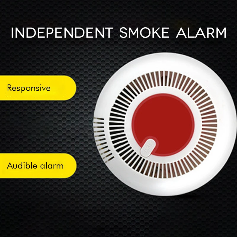 Дом безопасности дым Сенсор защиты независимый 85 дБ дым оборудование детектора датчик для дымоуловителя для дома безопасности