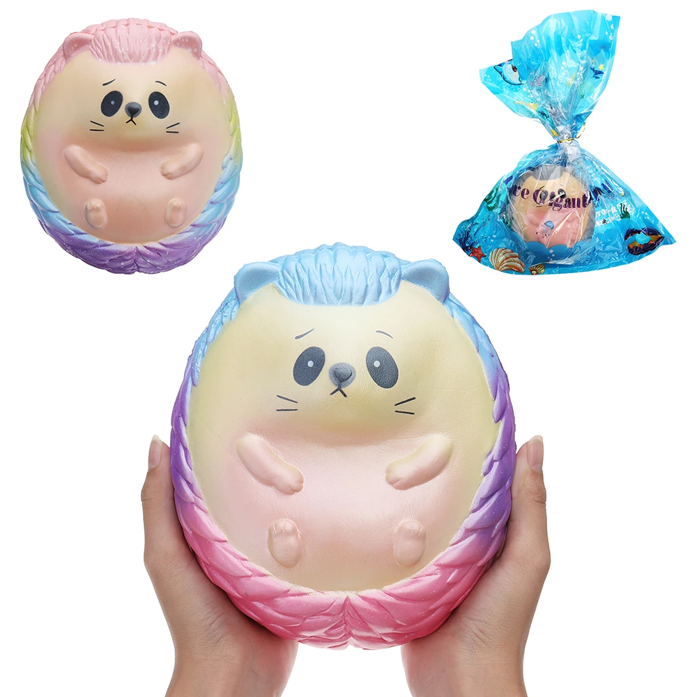 Kawaii Большой Ежик для сжигания медленно поднимающаяся игрушка 20 см мягкие