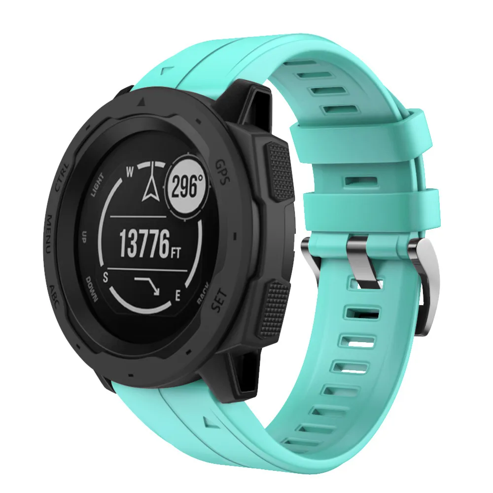 Простой быстросъемный легкий ремешок Quick Release Sport мягкий силиконовый сменный ремешок для часов для Garmin light совместимый