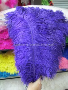 

Hard rod natural 50pcs/lot purple Ostrich Feathers 45-50cm /18"-20" Wedding Birthday Christmas Decorations Free Shipping