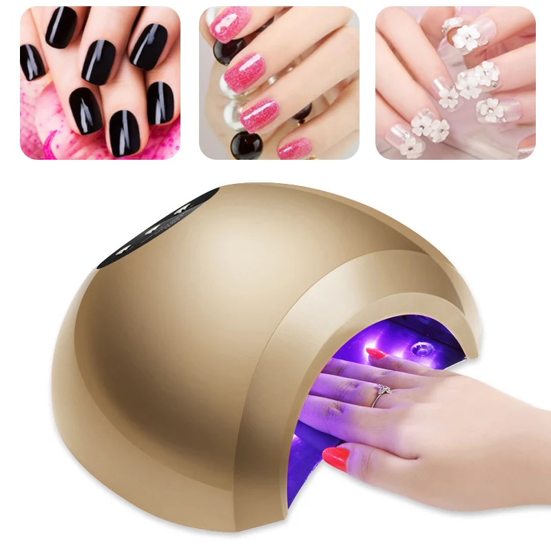 

48W UV Light LED Nail Dryer Curing Lamp Nail Phototherary Manicure Machine Fingernail Toenail Gels Based Polishes Sensor Timer