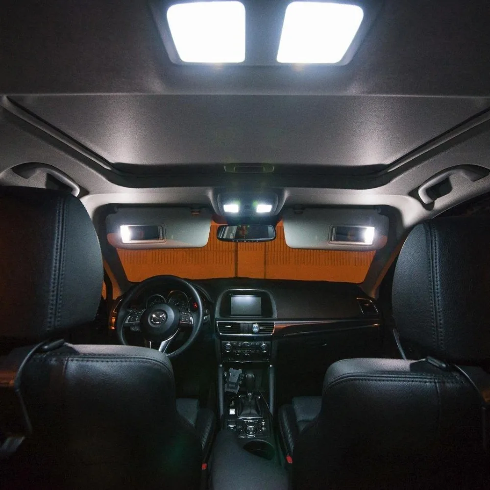 Для 2007 2008 2009 2010 2011 Dodge деталь нитро-двигателя Himoto Redcat Canbus Белый Автомобильный светодиодный светильник лампы Интерьер посылка комплект 12v Карта Купол фонарь освещения номерного знака