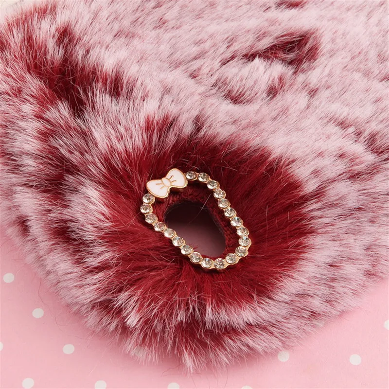 For Huawei P8 Lite 2017 Case 5.2inch Warm TPU Cover Rabbit Long Hair Furry Pussy Diamond Phone Case For Huawei Honor 8 Lite Nova (13)