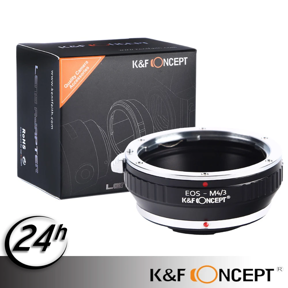 

New K&F Concept Lens Adapter for Canon for EOS EF mount Lens to M4/3 MFT for Olympus PEN and for Panasonic Lumix Cameras