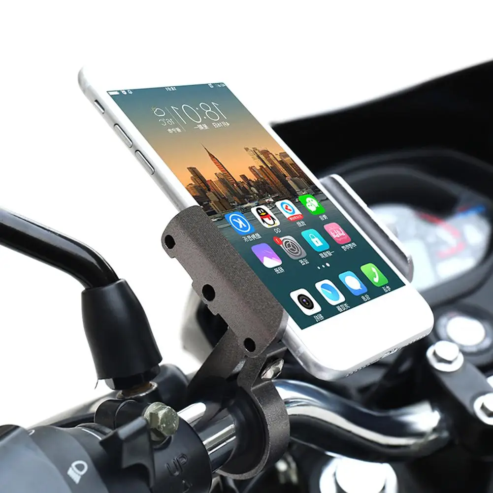 

Motorcycle Mobile Phone Holder Riding Aluminum Alloy Mobile Phone Stand Mountain Bike Universal Navigation Bracket Wholesale