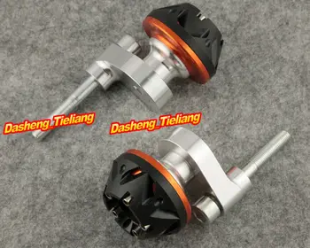 

For Suzuki 2005 2006 GSXR 1000 CNC Motorcycle Stator Cover Slider Frame Protector Crash 05 06, ORANGE Motor Spare Parts