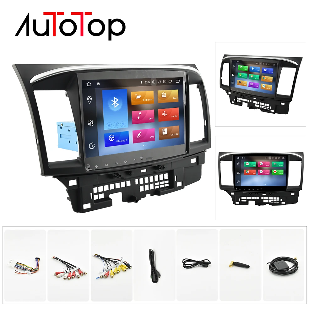 Excellent AUTOTOP Android 8.0 Car Multimedia Player For Mitsubishi Lancer Galant Fortis 2007-2017 Lancer EVO 10 Head Unit Car DVD GPS Navi 4