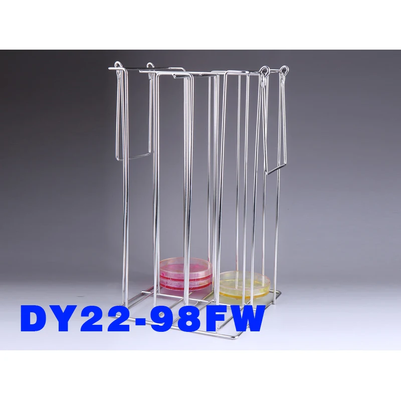Stainless Steel Petri Dish Carrier Rack 230*210*365mm , Size Fit 90mm Petri dishes , Can Storage