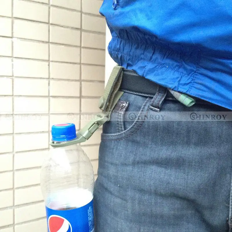 

Multifunction Nylon Webbing Buckle Bottle Hanging Bottles EDC Outdoor Tactical