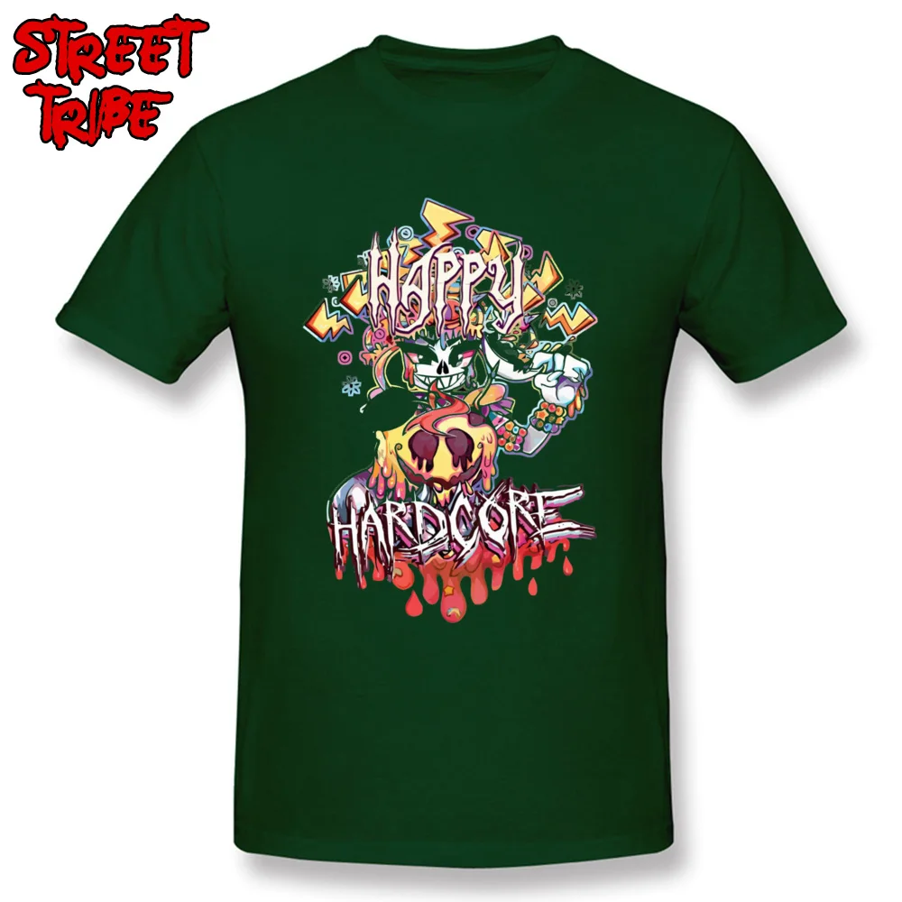 Designer Men's Tshirts Crew Neck Short Sleeve Cotton Fabric Happy Hardcore 14578 Tops Tees Comics Top T-shirts Happy Hardcore 14578 dark
