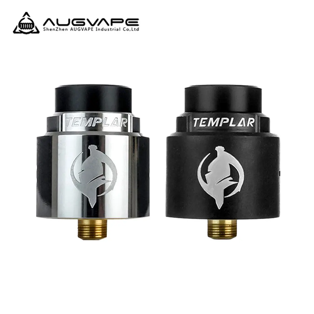 

Original AUGVAPE Templar RDA 24mm Diameter Tank w/ Frosted Bullet Cap & 810 Drip Tip Electronic Cigarette Vape Tank Vs Drop RDA